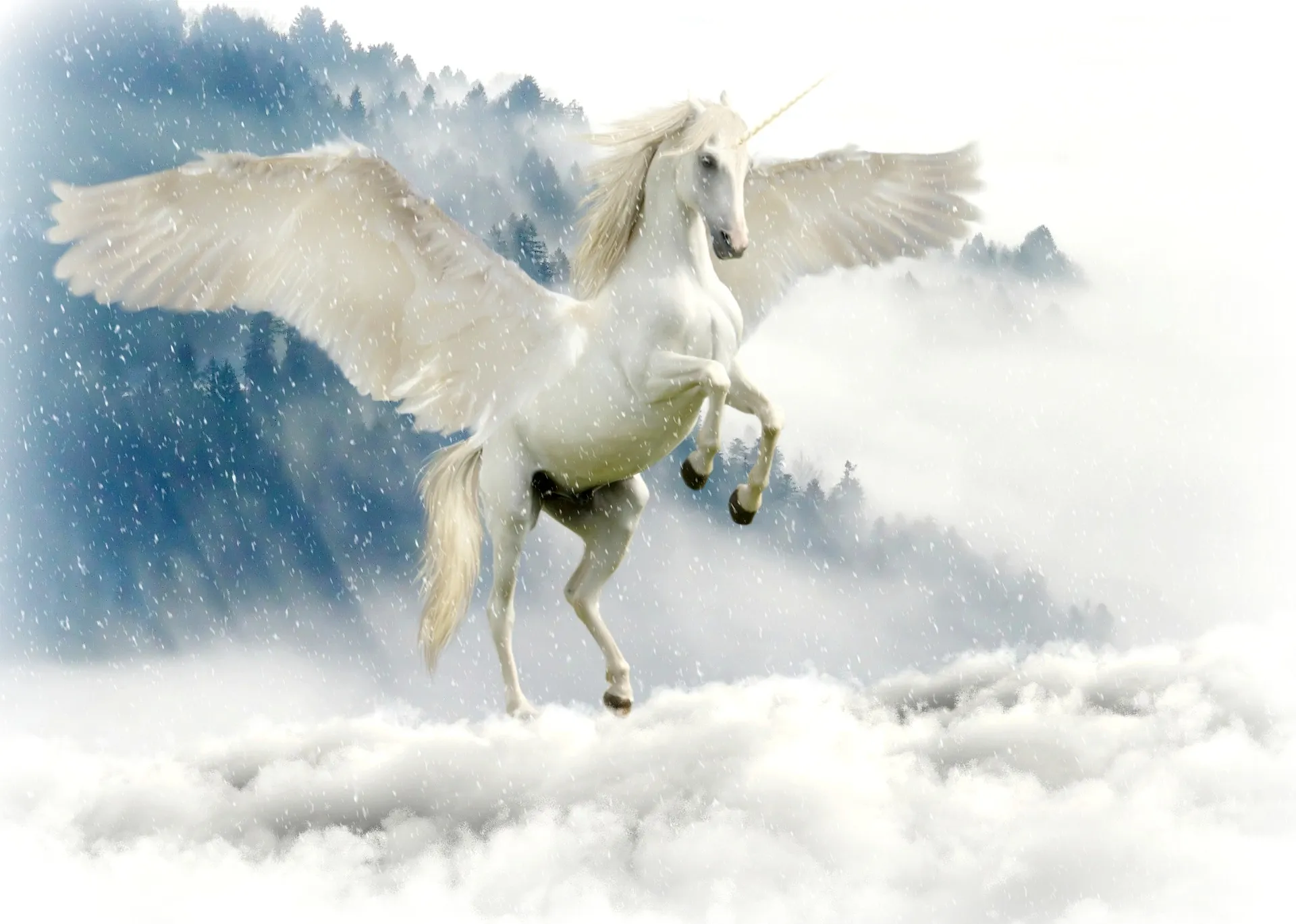 A unicorn can represent the digits 110