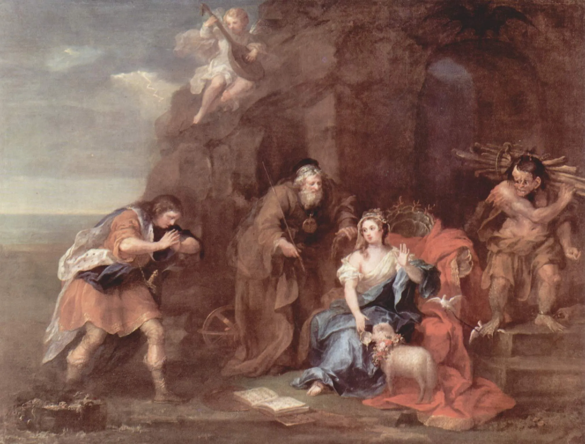 Prospero and Miranda by William Hogarth, c. 1728
