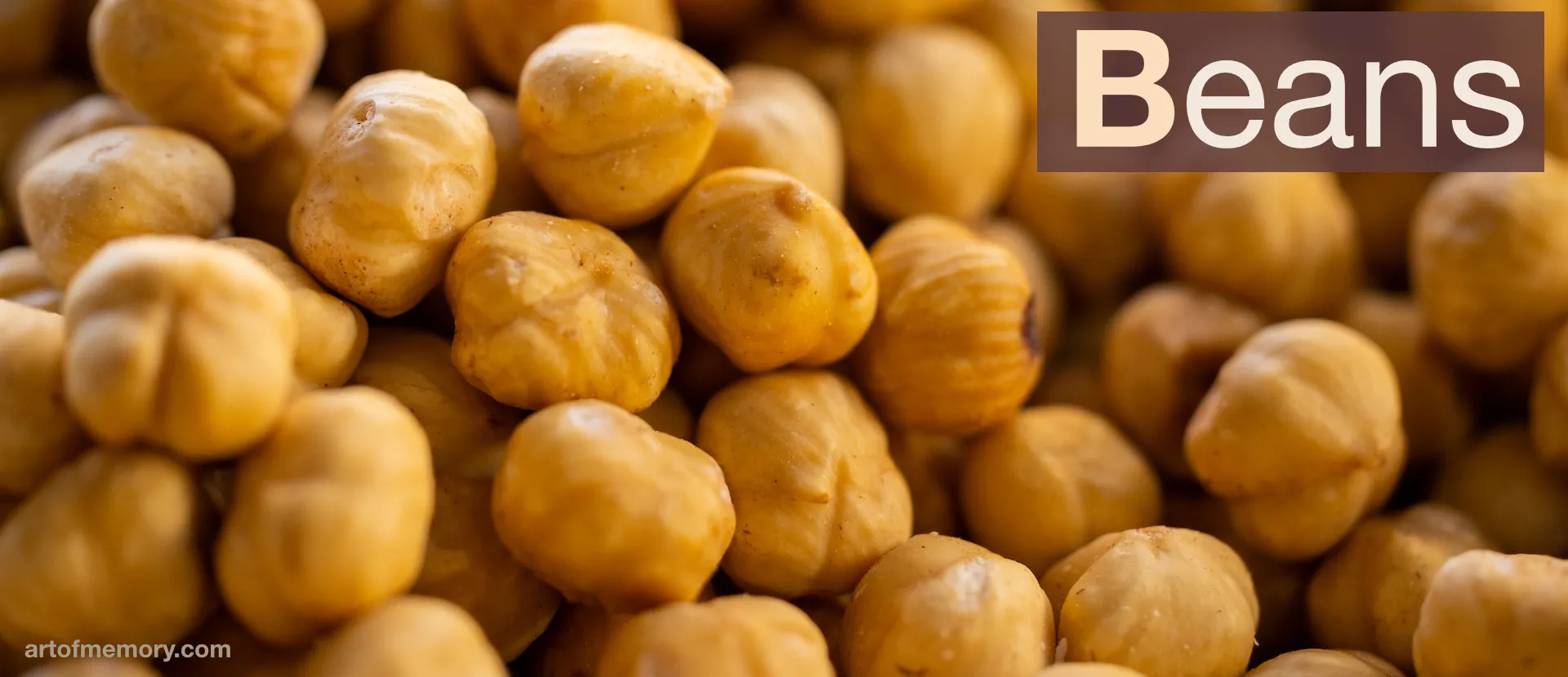 Beans could be used as a mnemonic image for the letter B