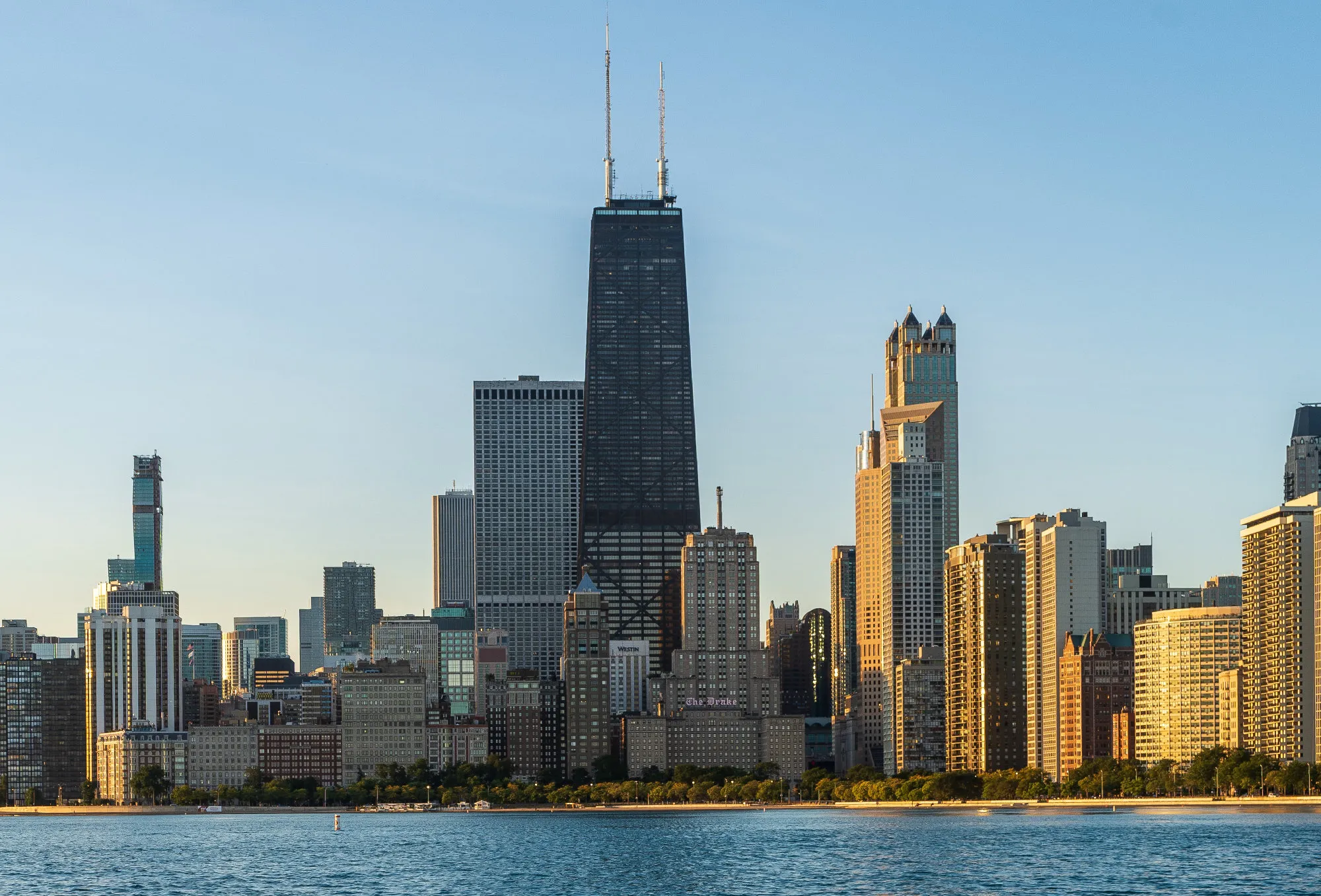 Chicago on Lake Michigan