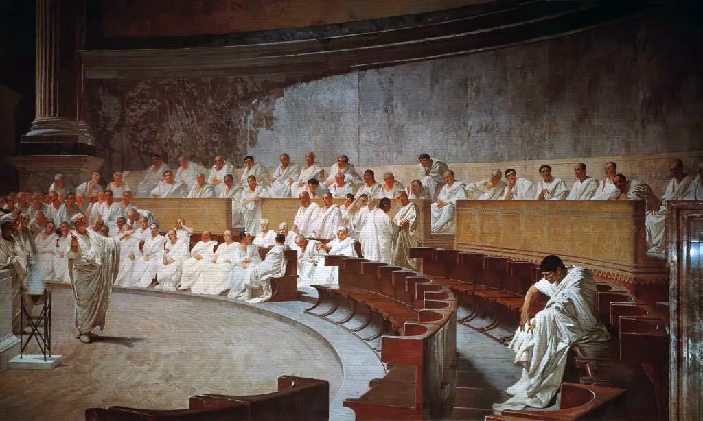 Cicero's mind palace in the Roman Senate