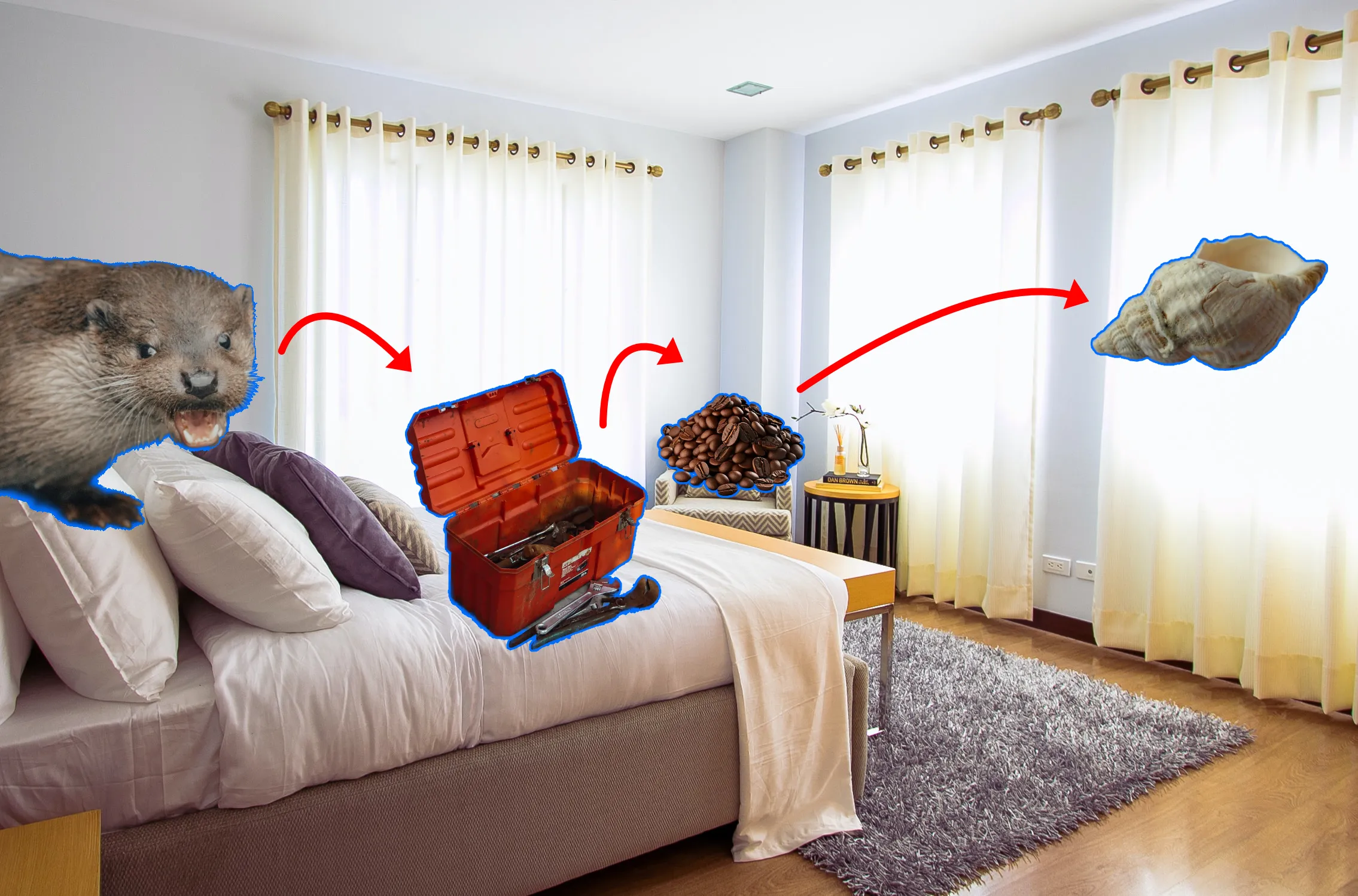 Bedroom memory palace
