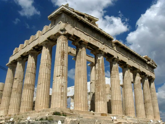 The Parthenon close-up