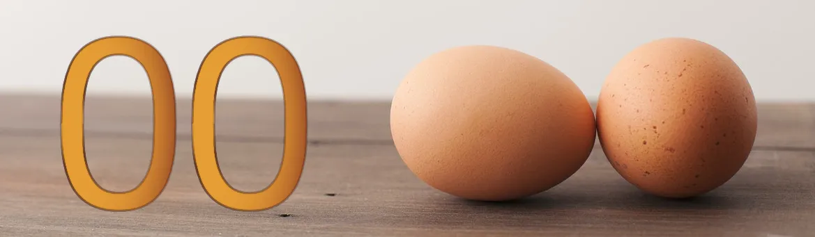00 could be two eggs in the Shaper System
