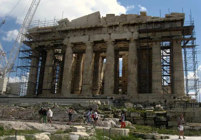 The Parthenon in Athens, Greece