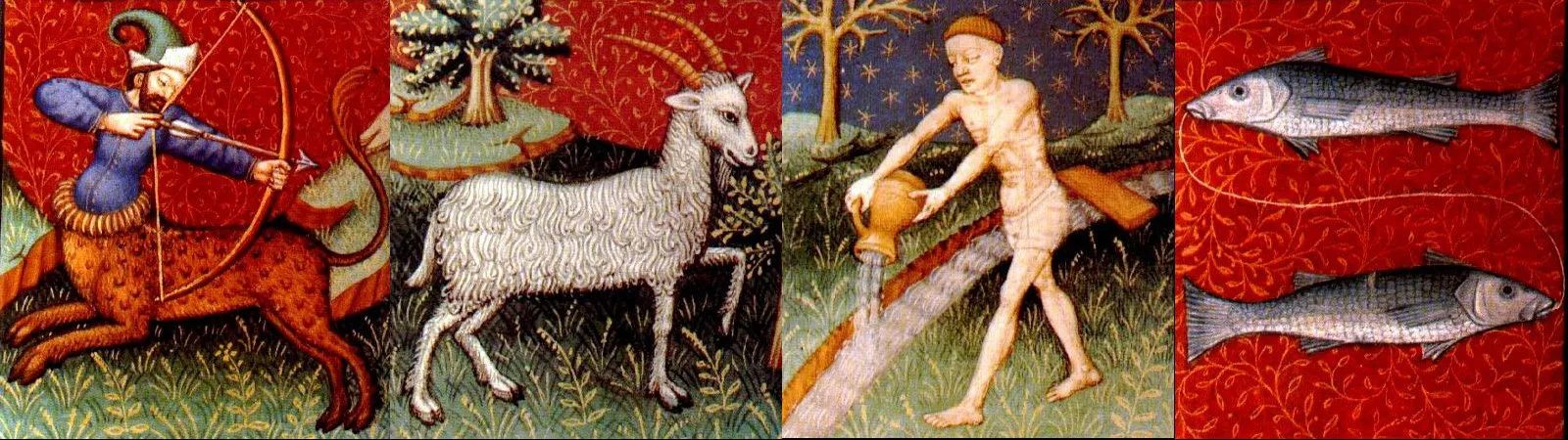 Four zodiac signs